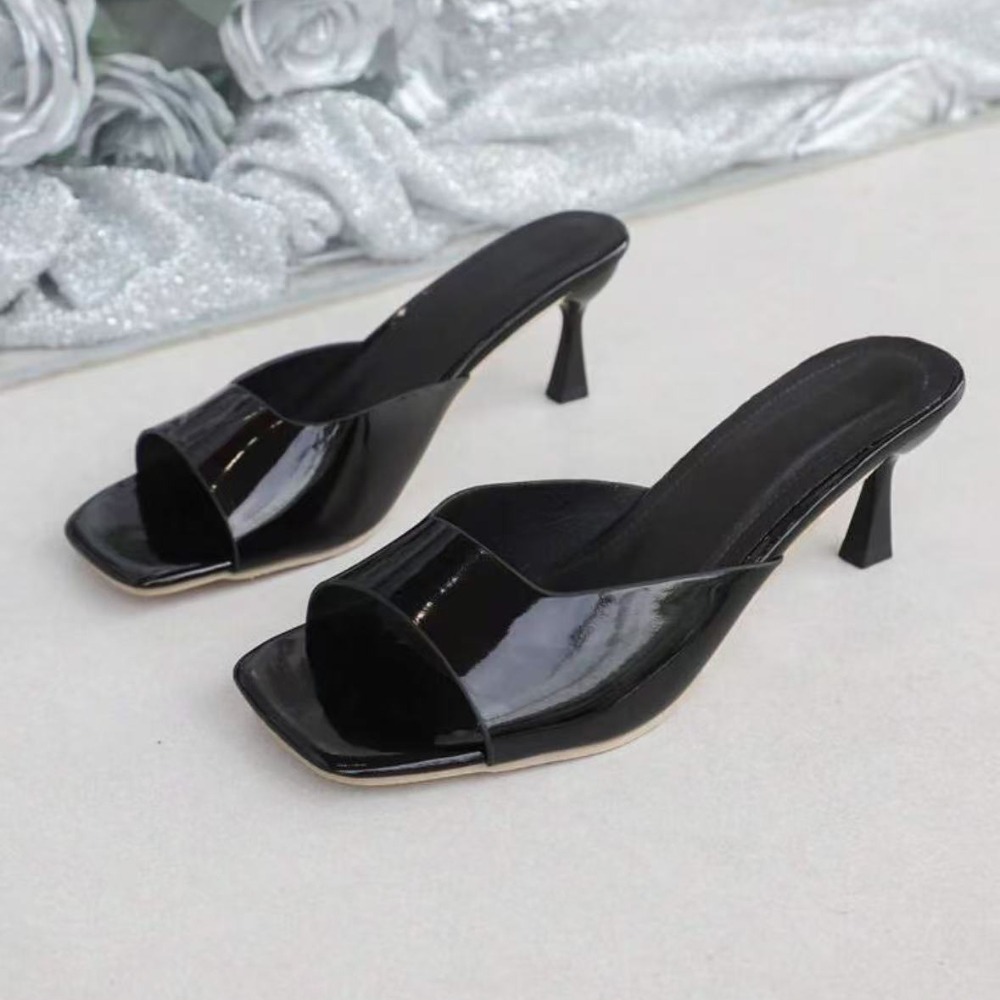 Kitten Heel Women - Pantoufles à bouche de poisson pour