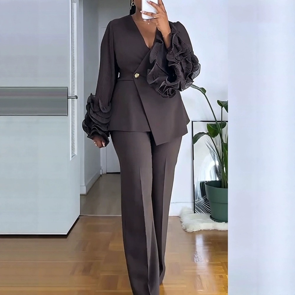 Women'S Formal Wear Pants - Costume pantalon 2 pièces pour femme,