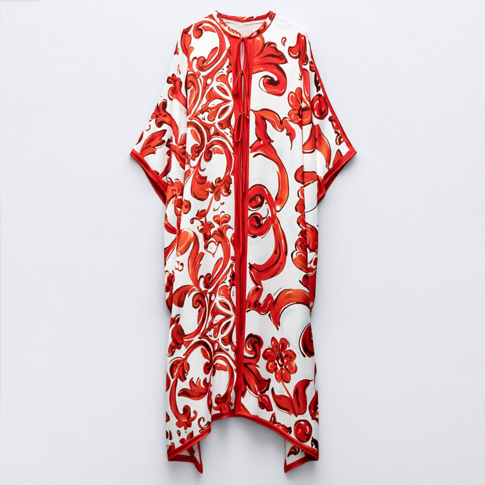 Women'S Red Formal Wear - Nouvelle Robe Longue Ample Femme Été