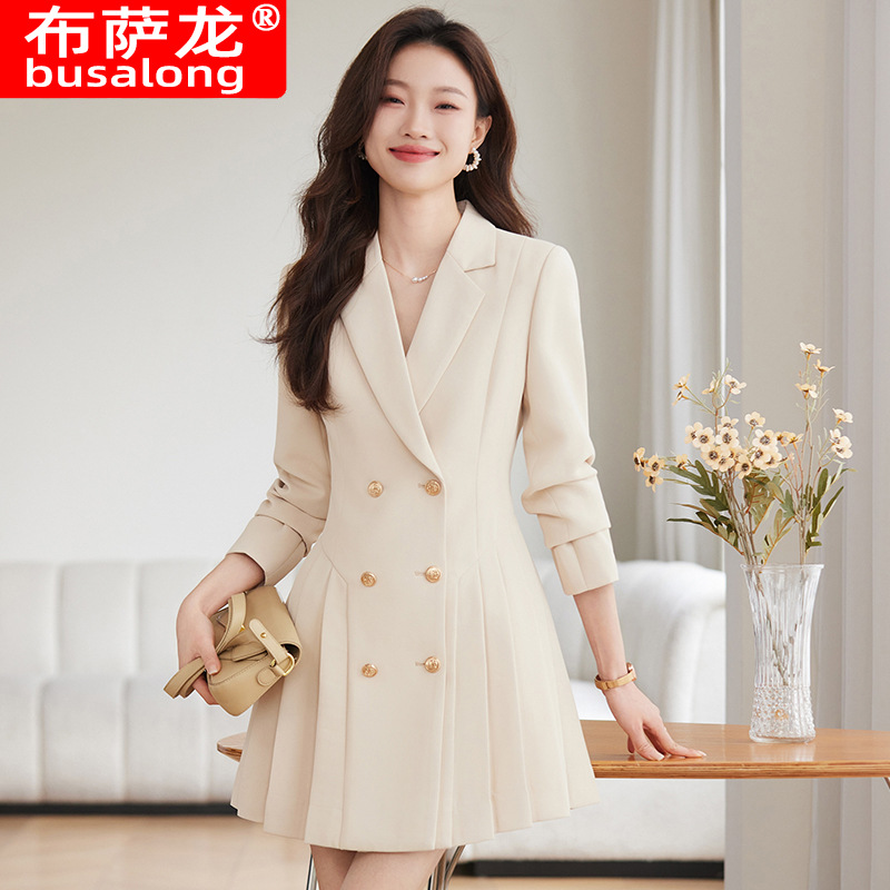 Women Formal Wear Shirt And Pant - Robe à col de costume, nouveau