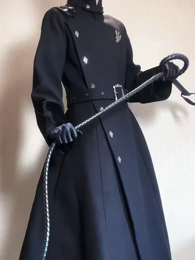 2025 hiver gothique ceinturé m - Trench Coat Formal avis et prix