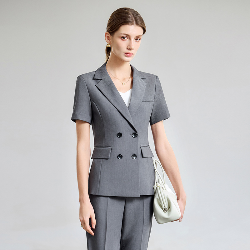 Costume d'été fin à manches co - Women Formal Wear Shirt And Pant avis et prix