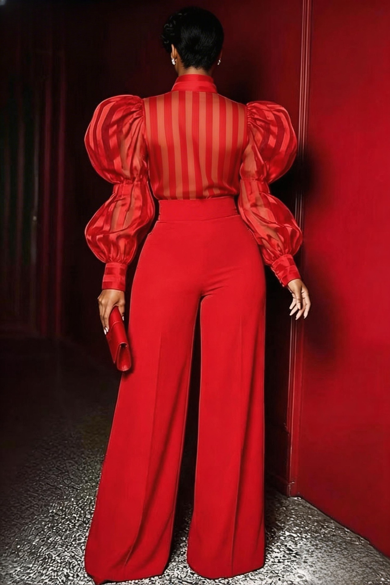Pantalon large à plis avant gr - Women'S Formal Wear Pants avis et prix