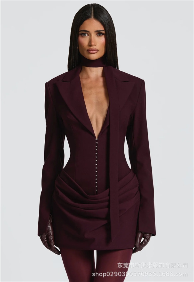 Longue écharpe femmes costume  - Women Formal Wear Coat avis et prix