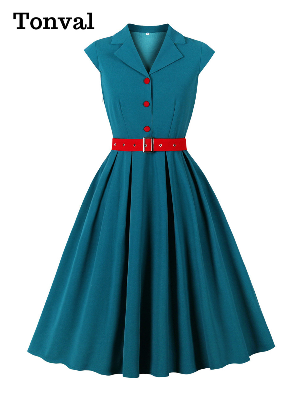 Tonval col cranté mancherons a - Women'S Red Formal Wear avis et prix