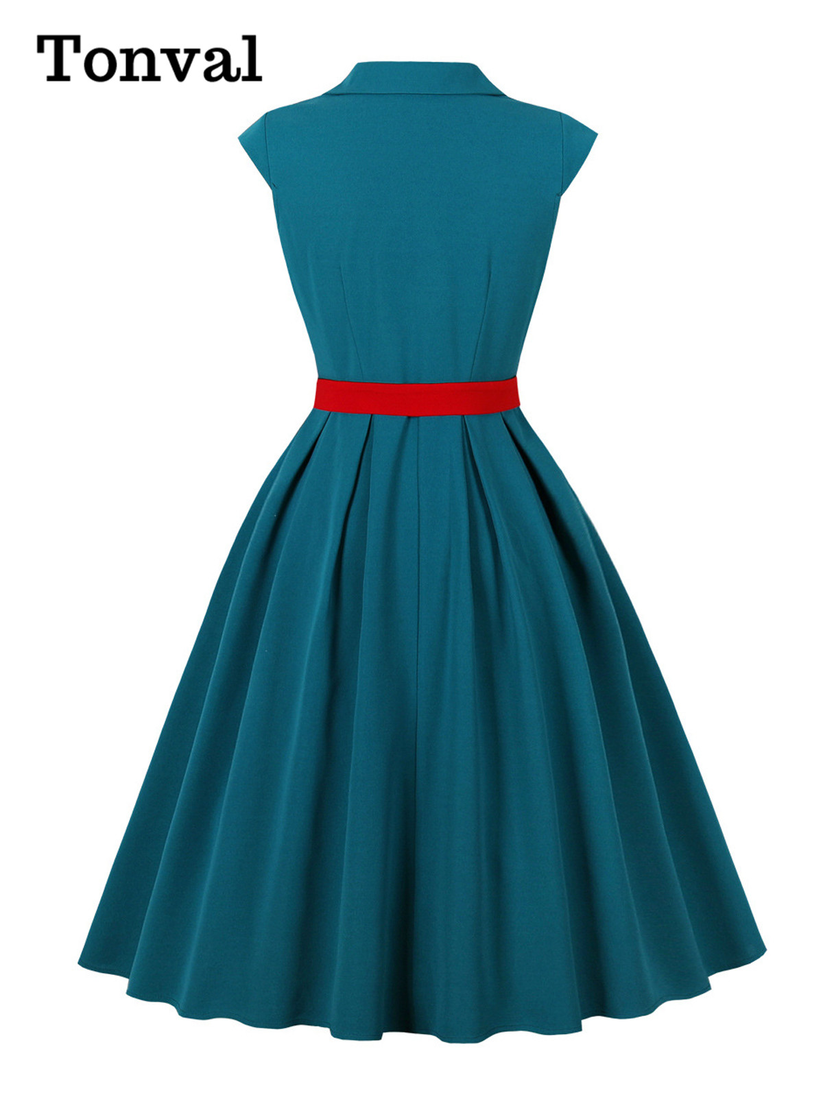 Tonval col cranté mancherons a - Women'S Red Formal Wear avis et prix
