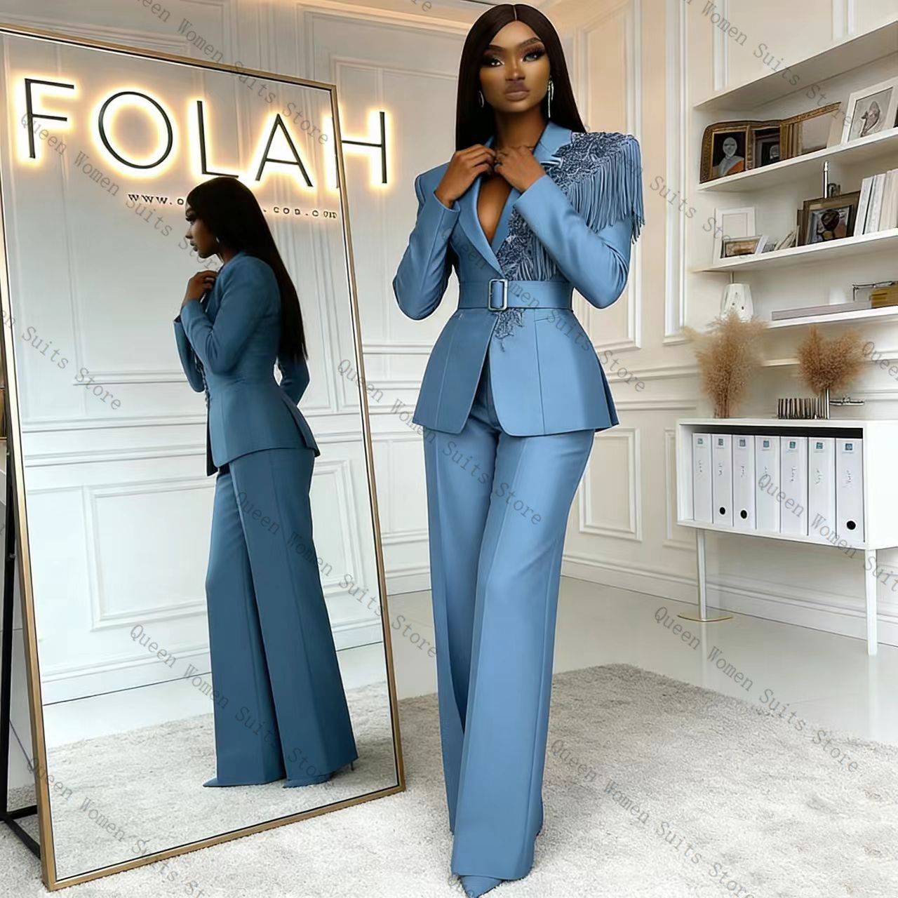 Ensemble pantalon de costume b - Women Formal Wear Coat avis et prix