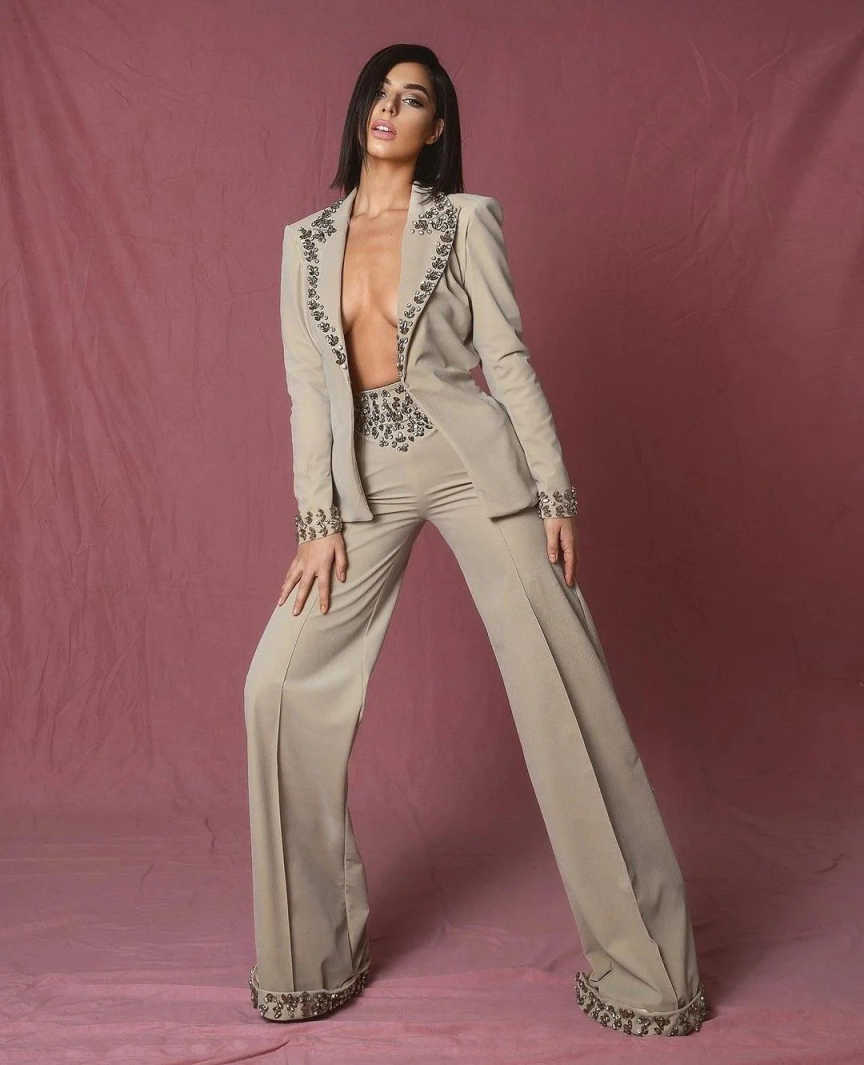 Costume pour femmes avec stras - Women'S Formal Wear Wedding avis et prix