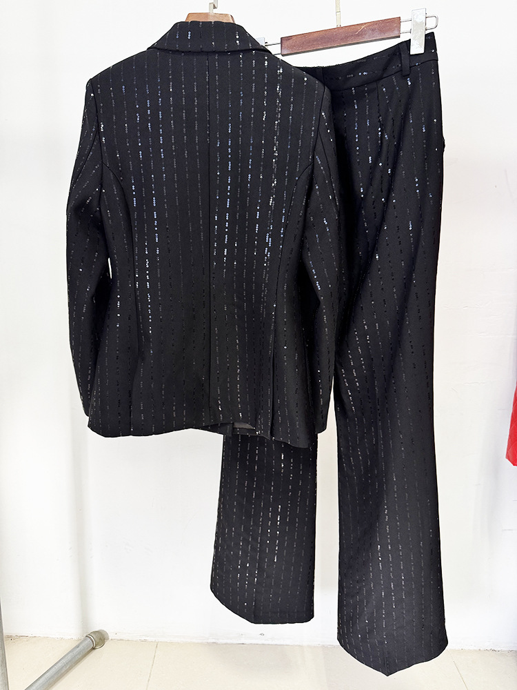 Costume formel noir de haute q - Women'S Formal Wear Pants avis et prix