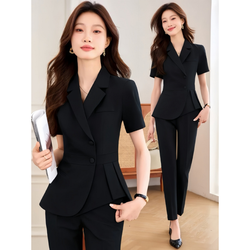 Costume professionnel fin bleu - Women Formal Wear Shirt And Pant avis et prix